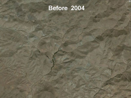 כך נראה האזור בשנת 2004 (צילום: גלובל סקיוריטי)