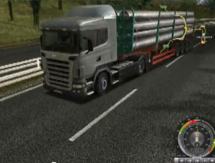 Truck simulator (צילום: מקולנד)