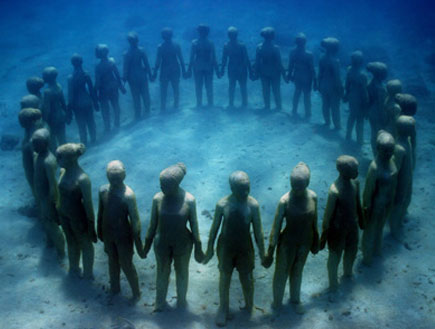פסלים מתחת למים 9 (צילום: האתר הרשמי)