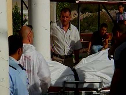 זירת הרצח בגליל, היום (צילום: חדשות 2)