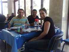 סעודת צהריים עם העמיתים הטורקיים (צילום: חדשות 2)