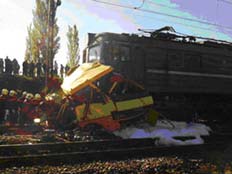 התאונה הקשה, היום (צילום: UKR.NET)