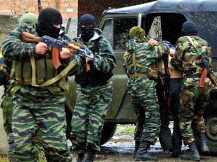 פיגוע משולב בצ'צ'ניה (צילום: AP)