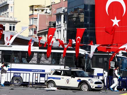 פיגוע באיסטנבול, טורקיה (צילום: חדשות 2)