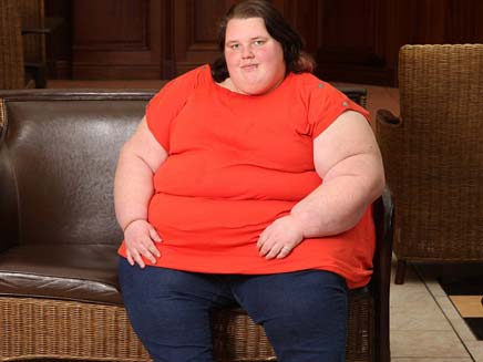המתבגרת הכי שמנה בבריטניה (צילום: דיילי מייל)