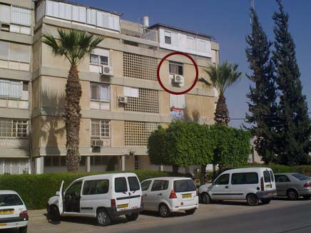 הבניין בו אירעה הטרגדיה בבאר שבע (צילום: חדשות 2)