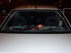 ישראלית נפצעה מיידוי אבנים בשומרון, ארכיון (צילום: אסף בן ארי)