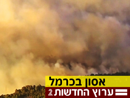 אסון, חיפה, כרמל, שריפה (צילום: חדשות 2)