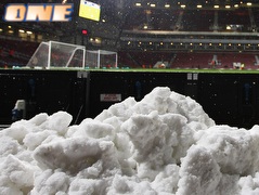אצטדיון מלא בשלג. התיירים יפוצו? (GettyImages) (צילום: מערכת ONE)