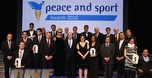 מרכז פרס לשלום  במעמד קבלת הפרס (צילום: מערכת ONE)