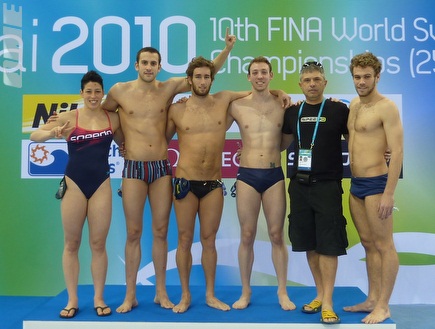 נבחרת השחייה בדובאי (איגוד השחייה) (צילום: מערכת ONE)