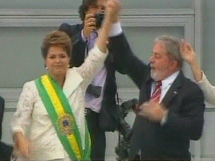 נשיאת ברזיל, דילמה רוסף (צילום: חדשות 2)