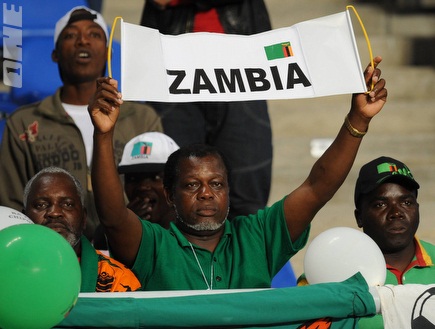 זמביה. האוהד הזה כבר הצביע בעד (GettyImages) (צילום: מערכת ONE)
