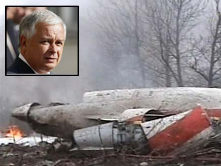 פולין באבל, התרסקות מטוס הנשיא לך קצ'ינסקי (צילום: חדשות 2)