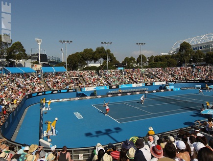 הקהל באוסטרליה נהנה מהטניס (GettyImages) (צילום: מערכת ONE)