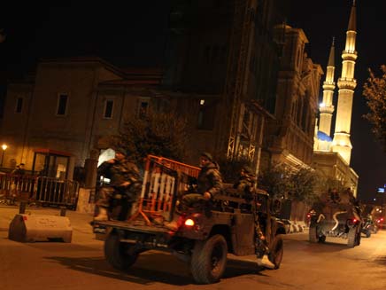 צבא לבנון מכתר את העיר (צילום: חדשות 2)