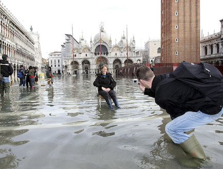 2 שטפון אירוני בונציה (צילום: Franco Debernardi, GettyImages IL)