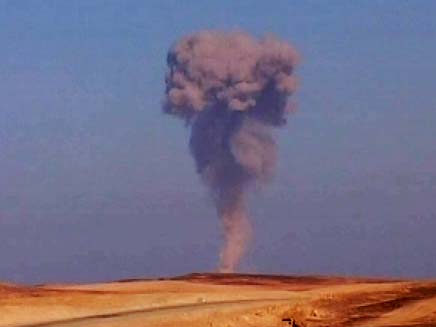 פיצוץ מבוקר ליד אילת (צילום: חדשות 2)