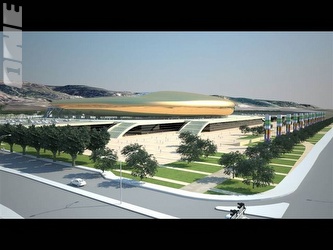 האצטדיון החדש בחיפה. עשוי לארח את היורו של הצעירות (צילום: מערכת ONE)