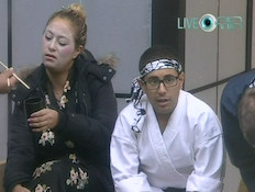 ליהיא ויואב במהלך המשימה ליהיא ויואב במהלך המשימה