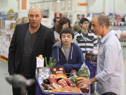 צילומים לפרסומת שופרסל, צביקה הדר, סמדי בומבה, רון (צילום: אלעד דיין)