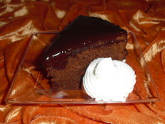 עוגת שוקולד של אביבה - פרוסה (צילום: אביבה פיבקו)