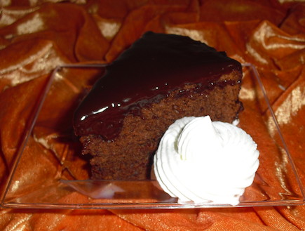 עוגת שוקולד של אביבה - פרוסה (צילום: אביבה פיבקו)