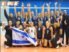 נבחרת כדורעף נשים ישראל (מייקל מק´קונוויל) (צילום: מערכת ONE)