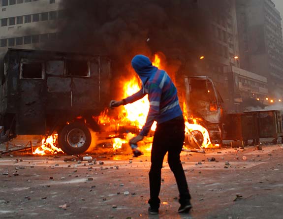 הפגנות במצרים (צילום: רויטרס)