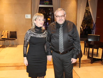 מסיבת פרידה מנחם הורוביץ - מנלם הורוביץ ואשתו (צילום: אלעד דיין)