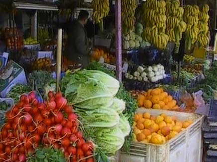 ביקור בשוק בג'נין (צילום: חדשות 2)