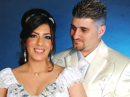 ליאור ושני ארג'ואן בתמונת החתונה (צילום: אוחנה צלמים-עפולה)
