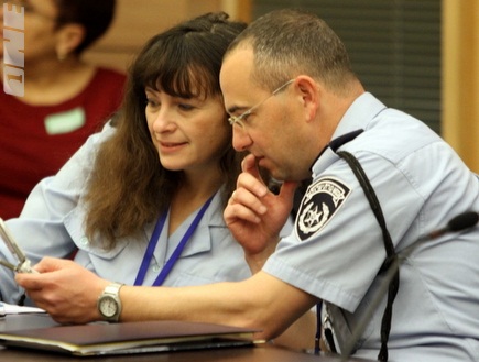 נציגי המשטרה בדיון בכנסת (מור שאולי) (צילום: מערכת ONE)