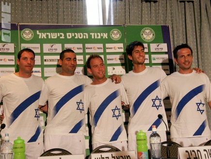 נבחרת הדיוויס של ישראל (יניב גונן) (צילום: מערכת ONE)