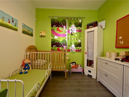 חדר ילדים אחרי שיפוץ - לימור בן הרוש (צילום: איתי סיקולסקי)
