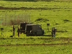 כוחות צה"ל פועלים באזור איתמר, הבוקר (צילום: חדשות 2)