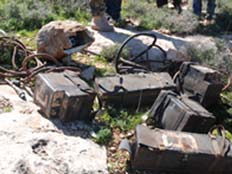 ה"מתקנים" שנחשפו על ידי צבא לבנון (צילום: חדשות 2)