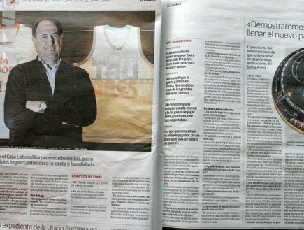 חוסאין קווארטחה בעיתוני ספרד (שרון קביליו) (צילום: מערכת ONE)