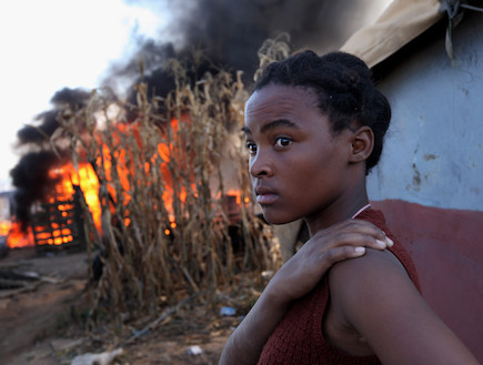 מהומות בדרום אפריקה (צילום: John Moore, GettyImages IL)