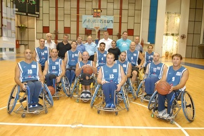 נבחרת כדורסל הנכים (איגוד ספורט הנכים בישראל) (צילום: מערכת ONE)