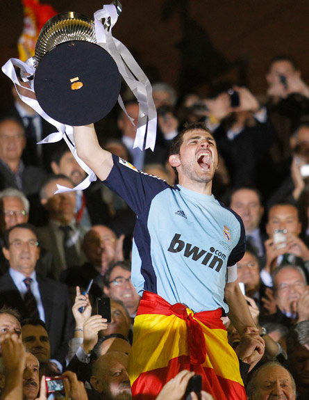 ריאל מדריד זוכה בגביע המלך, איקר קסיאס (צילום: AP)