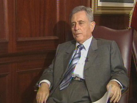 סגן נשיא סוריה לשעבר בראיון לחדשות 2 (צילום: חדשות 2)