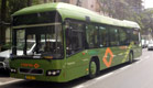 האוטבוס ה"ירוק" הראשון (צילום: עזרי עמרם, חדשות 2)