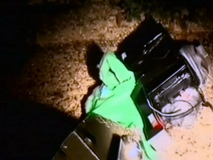 הרובוט שנטרל את מטען החבלה בי-ם (צילום: חדשות 2)