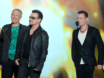 טקס הבילבורד, U2 (צילום: Ethan Miller, GettyImages IL)