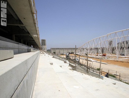 האצטדיון החדש של נתניה (יוסי ציפקיס) (צילום: מערכת ONE)