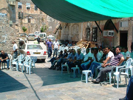 סוכת האבלים, היום בעכו העתיקה (צילום: אתר סונארה)