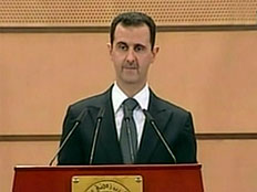 בשאר אסד, נשיא סוריה (צילום: חדשות 2)