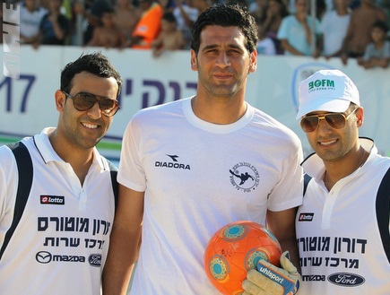 מימין לשמאל: עידן יניב, אוהד כהן ודודו אהרון (שלומי גבאי) (צילום: מערכת ONE)