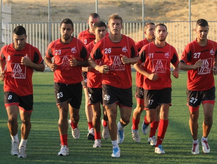 ב"ש באימון. העונה יוצאת לדרך (מור שאולי) (צילום: מערכת ONE)